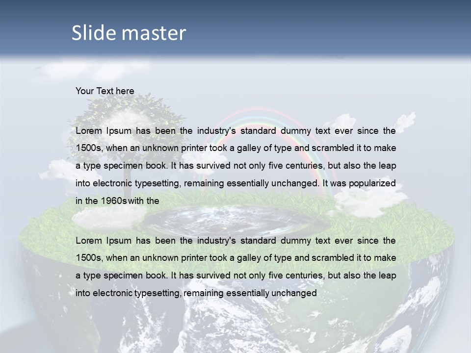 Climate Air Cold PowerPoint Template
