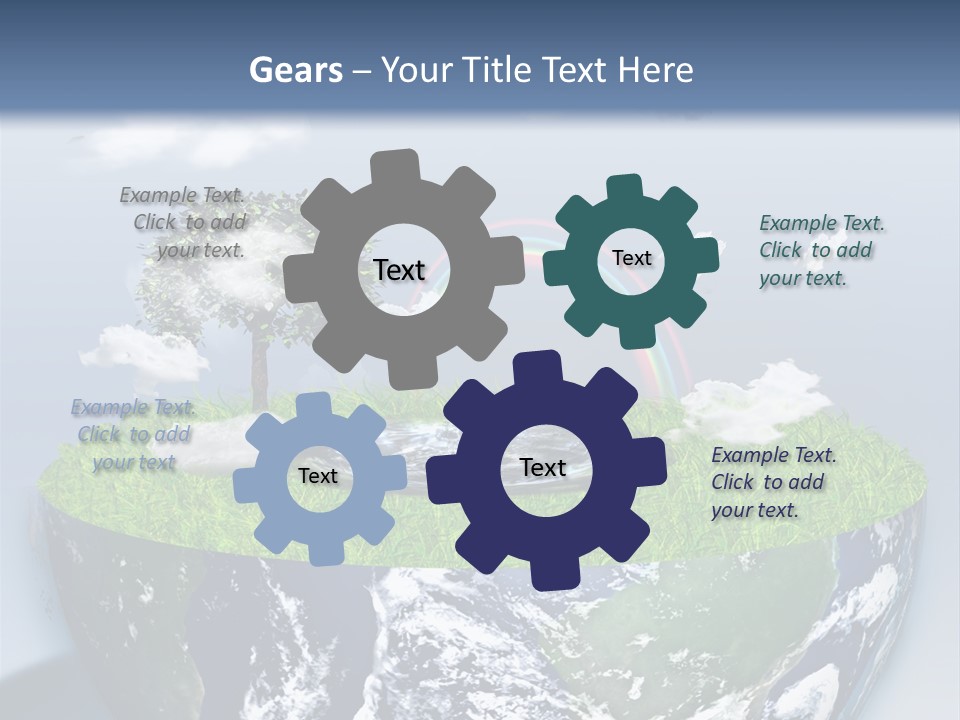 Climate Air Cold PowerPoint Template