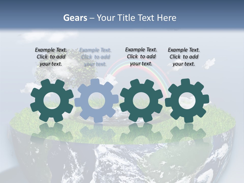 Climate Air Cold PowerPoint Template