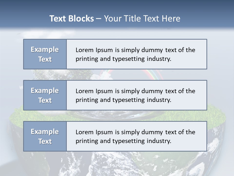 Climate Air Cold PowerPoint Template