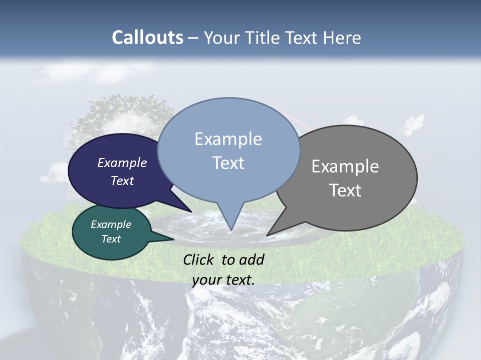 Climate Air Cold PowerPoint Template