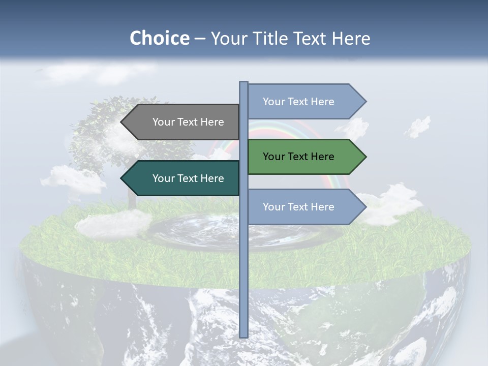 Climate Air Cold PowerPoint Template