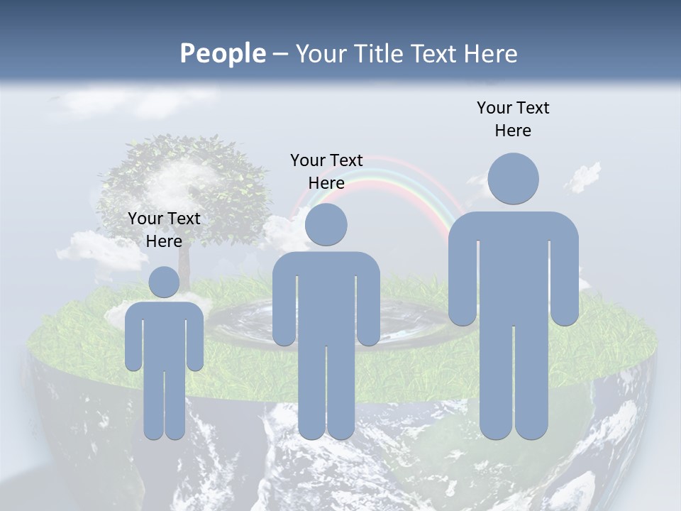Climate Air Cold PowerPoint Template