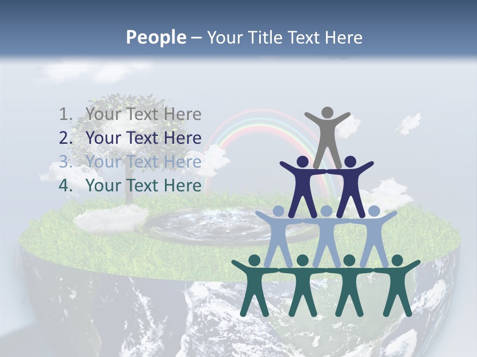 Climate Air Cold PowerPoint Template