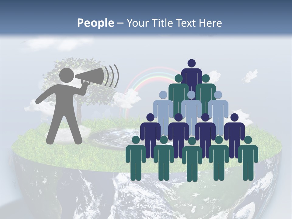 Climate Air Cold PowerPoint Template