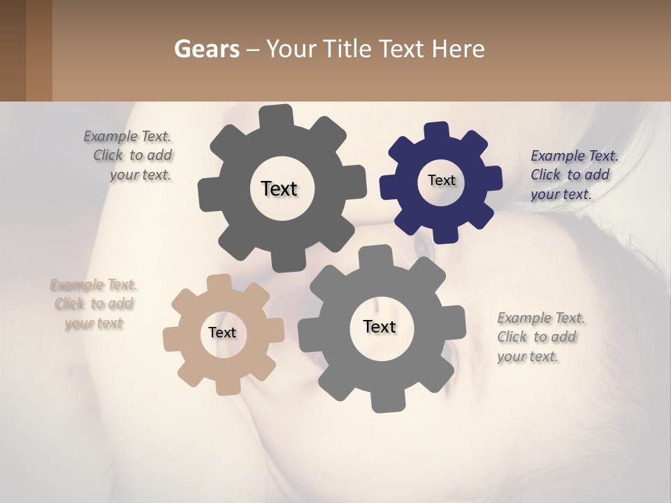 Electricity Air Cool PowerPoint Template