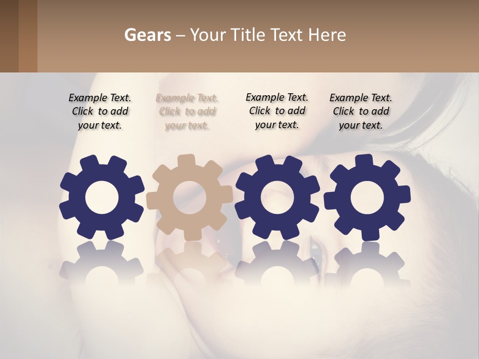 Electricity Air Cool PowerPoint Template