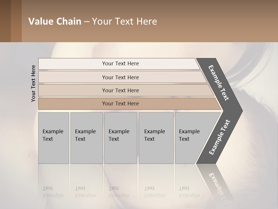 Electricity Air Cool PowerPoint Template