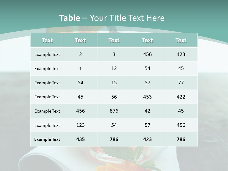 Equipment Part Temperature PowerPoint Template