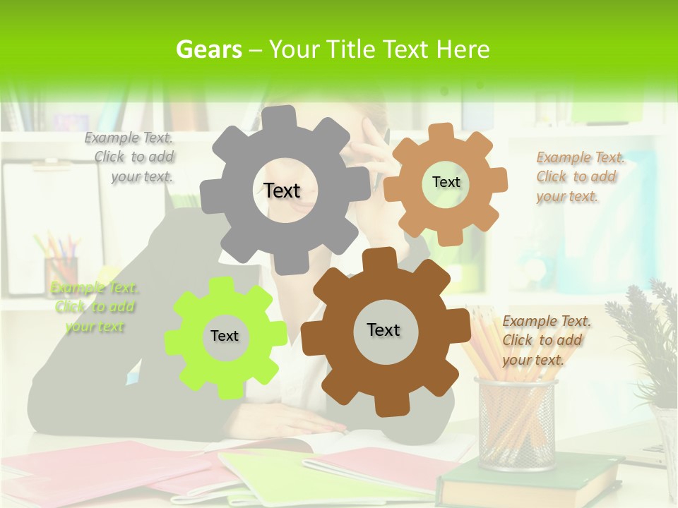 System House Cooling PowerPoint Template
