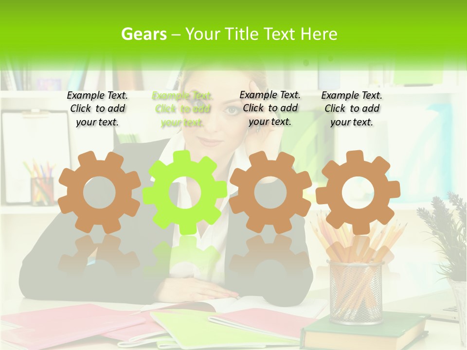 System House Cooling PowerPoint Template