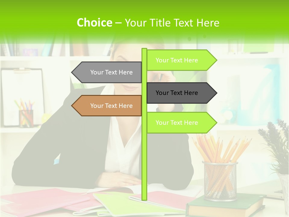 System House Cooling PowerPoint Template