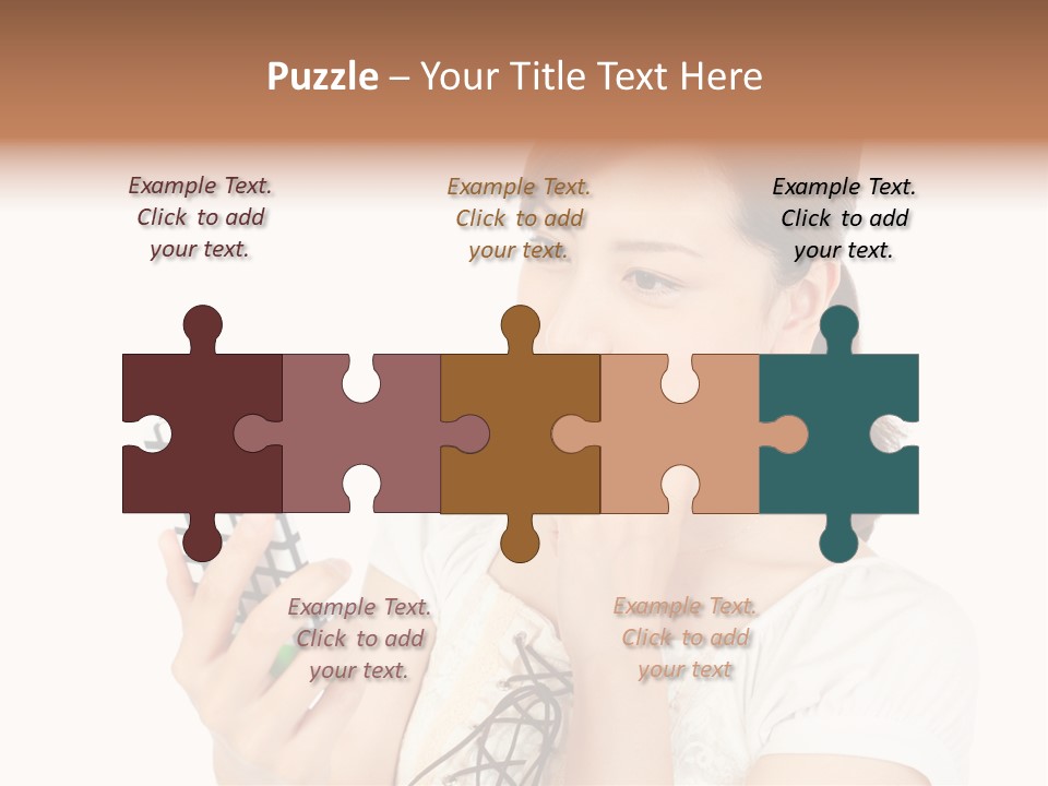 Cold Heat White PowerPoint Template