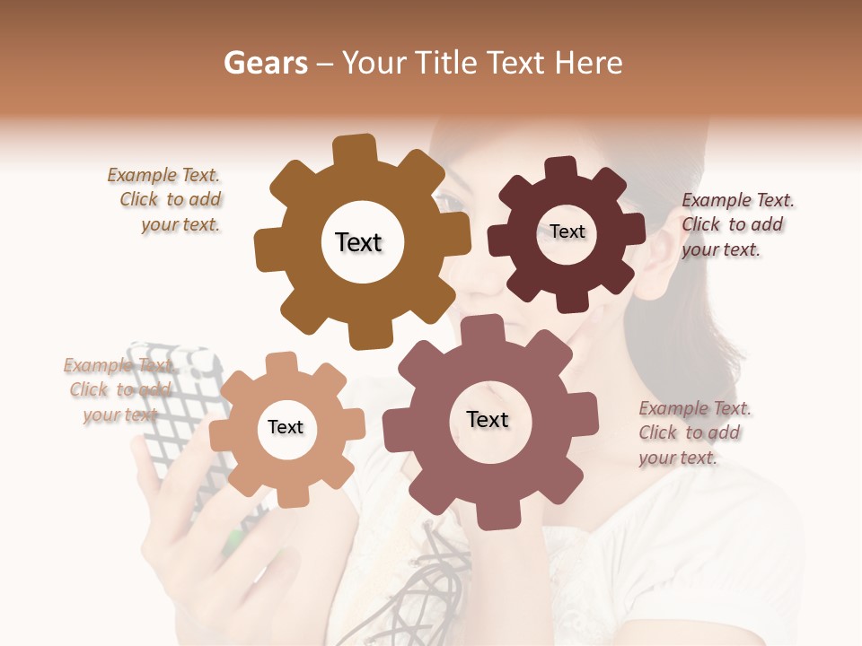 Cold Heat White PowerPoint Template