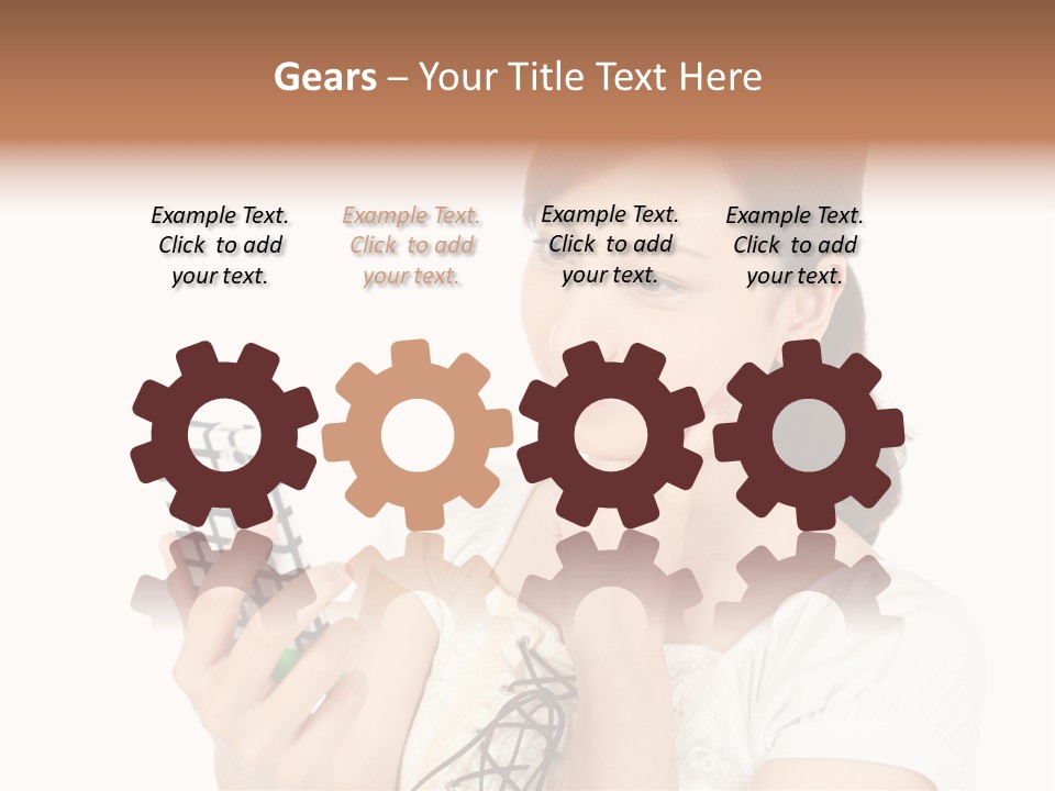 Cold Heat White PowerPoint Template