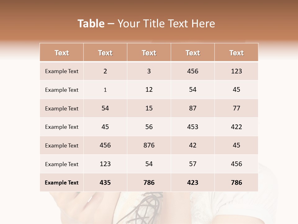 Cold Heat White PowerPoint Template
