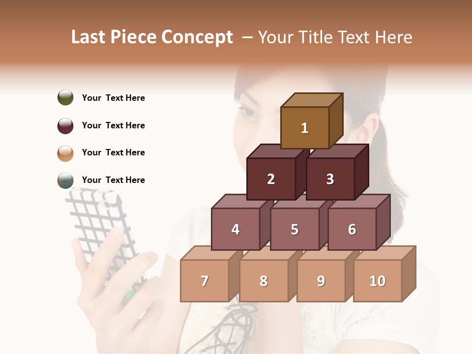 Cold Heat White PowerPoint Template