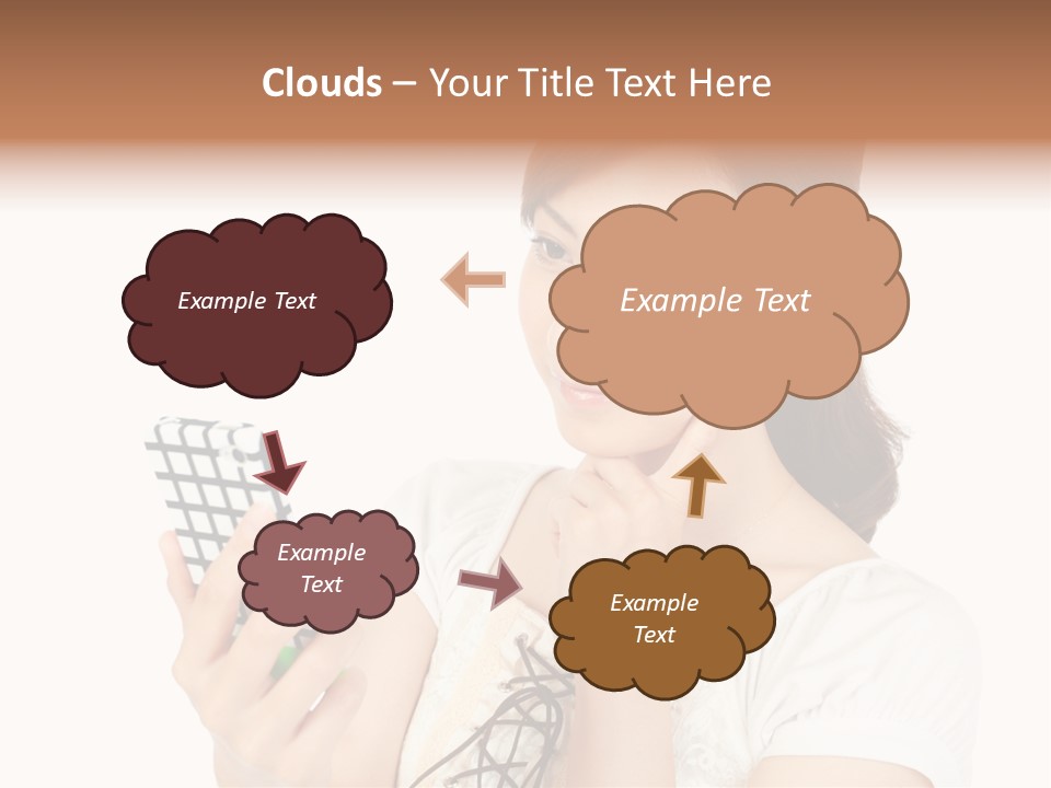 Cold Heat White PowerPoint Template