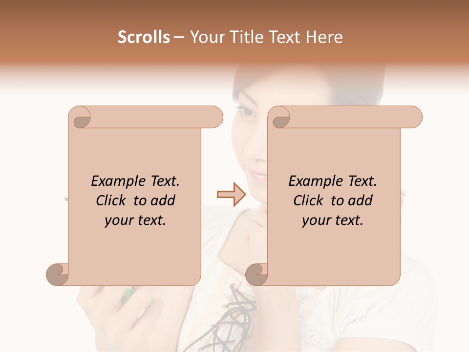 Cold Heat White PowerPoint Template