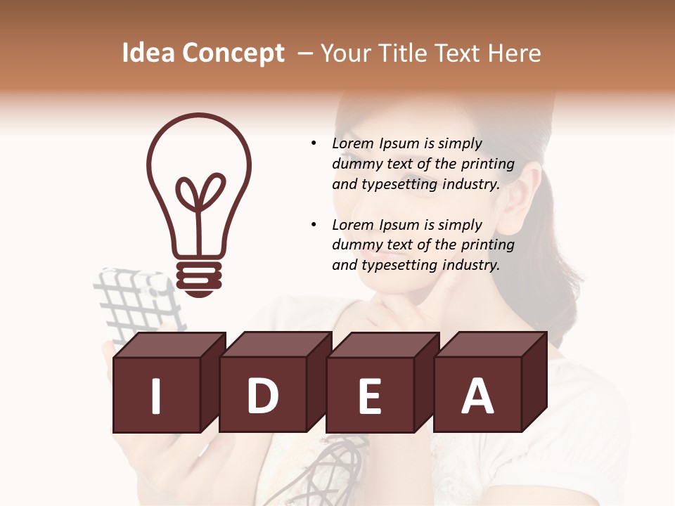 Cold Heat White PowerPoint Template