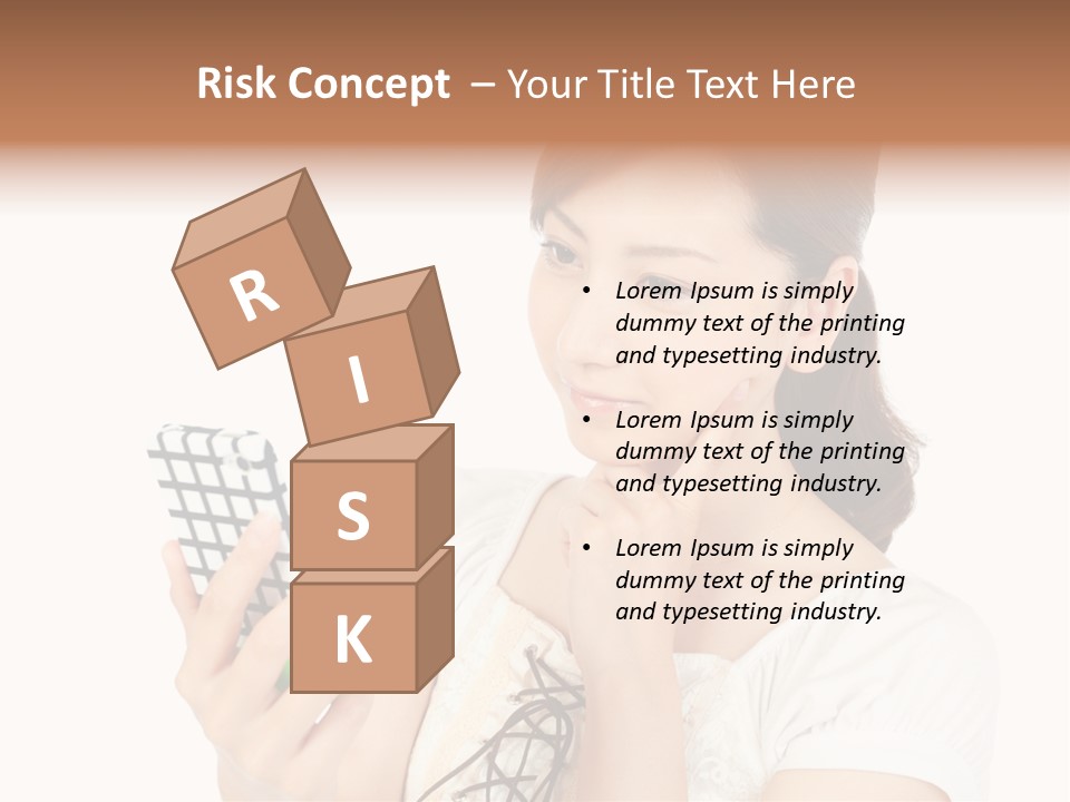 Cold Heat White PowerPoint Template