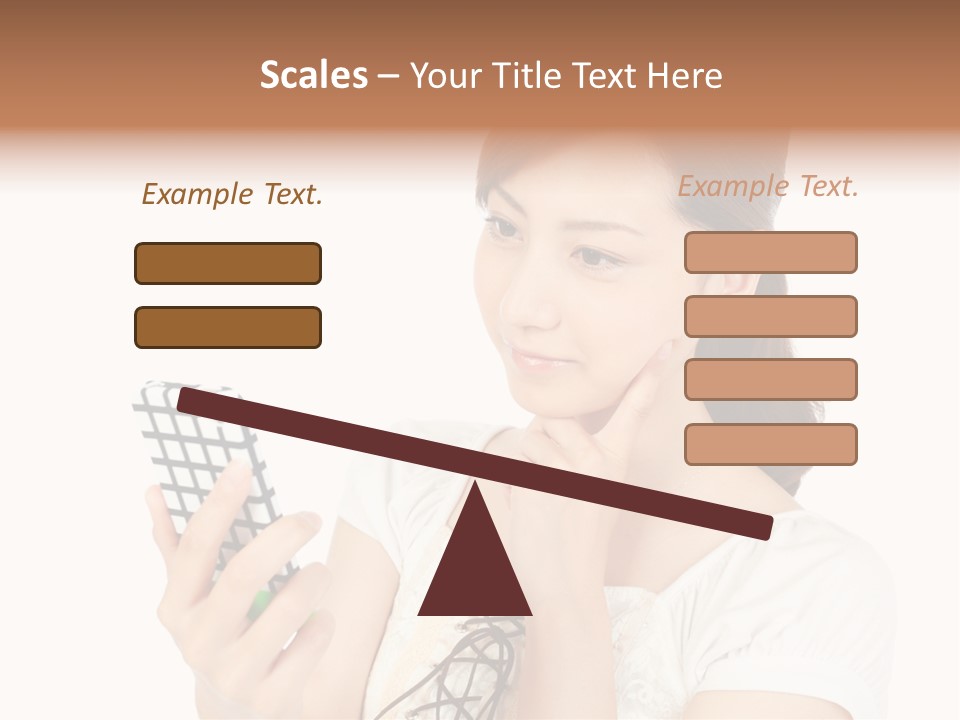 Cold Heat White PowerPoint Template
