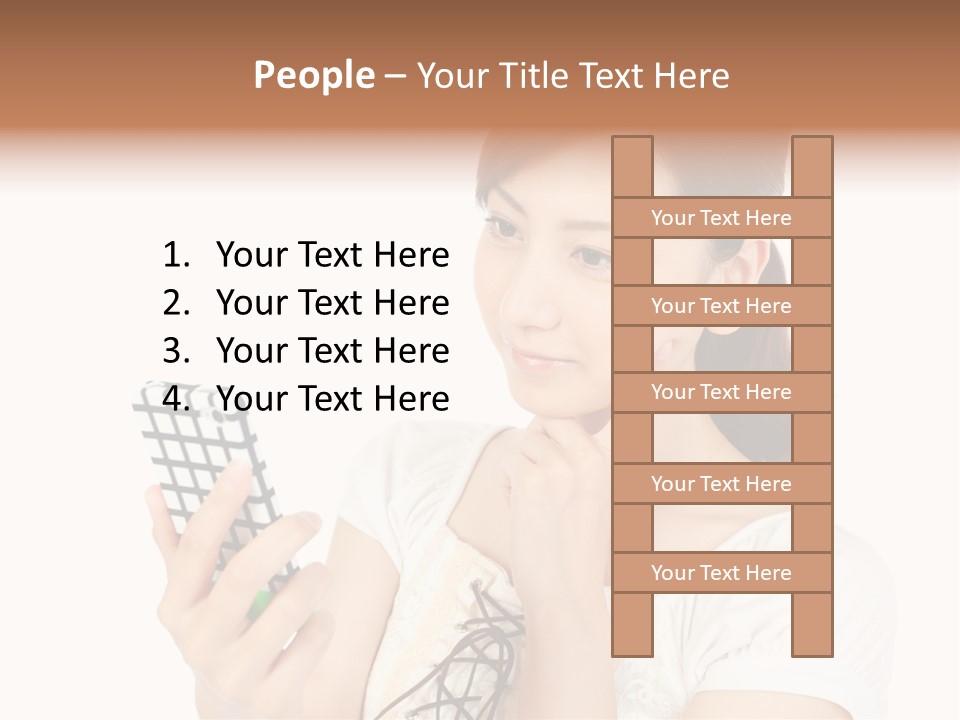 Cold Heat White PowerPoint Template
