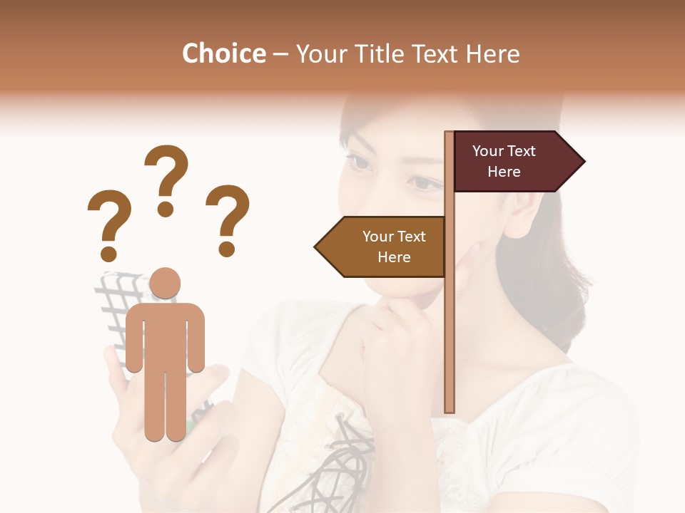 Cold Heat White PowerPoint Template