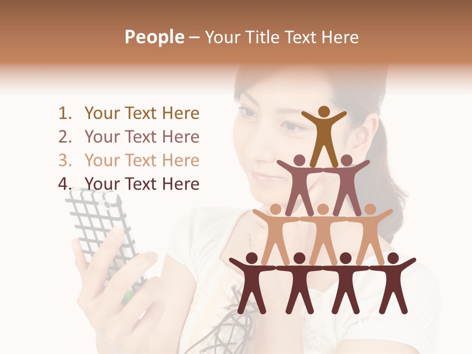 Cold Heat White PowerPoint Template