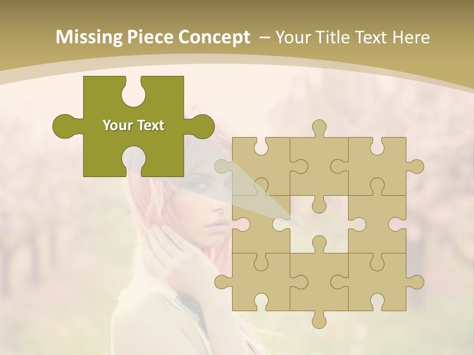 Part Heat White PowerPoint Template