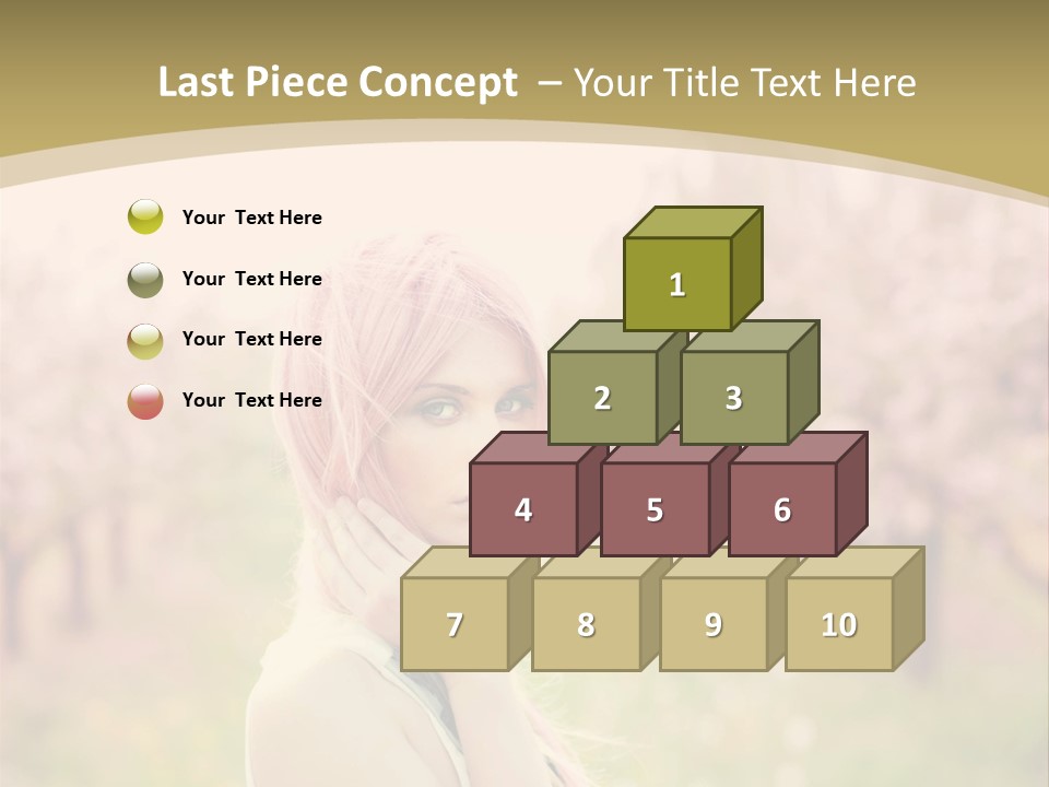 Part Heat White PowerPoint Template