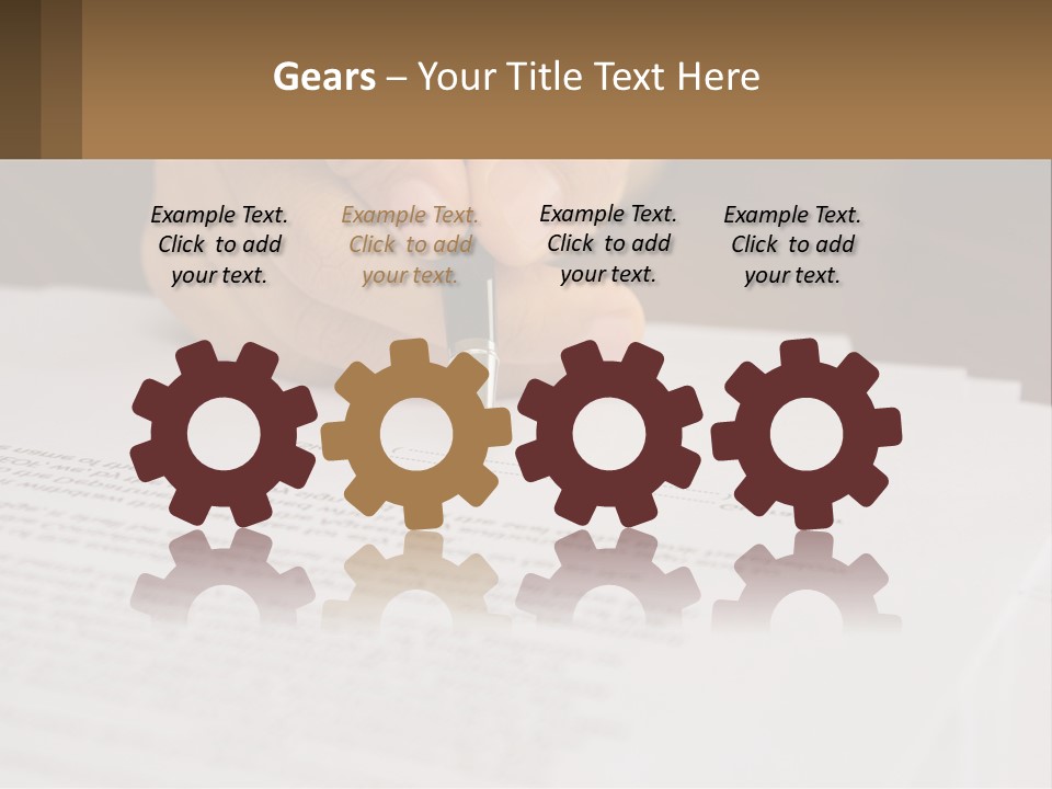 Switch Ventilation White PowerPoint Template