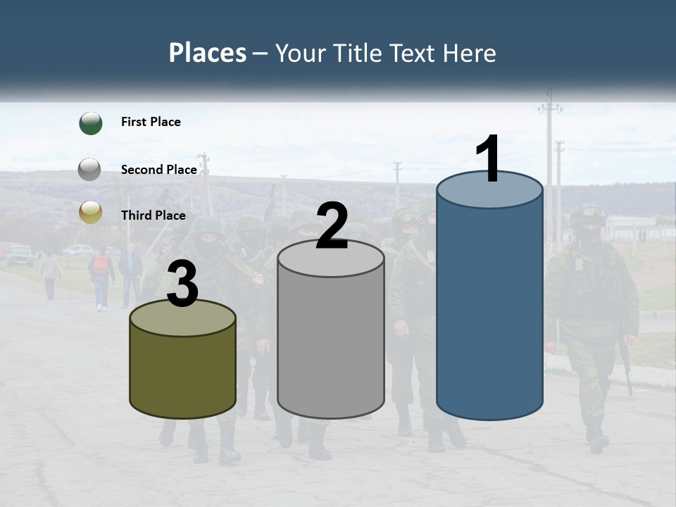 White Cooling House PowerPoint Template