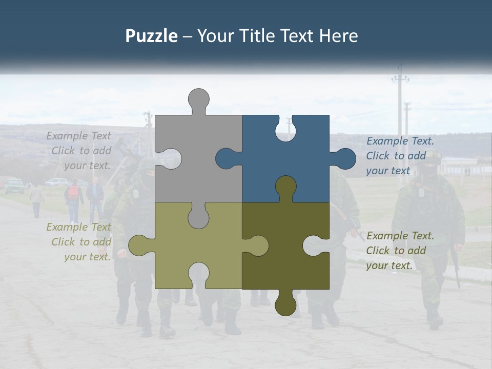 White Cooling House PowerPoint Template