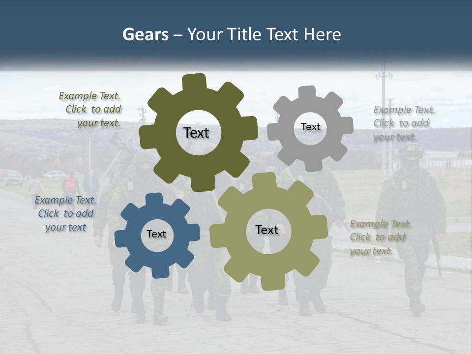 White Cooling House PowerPoint Template