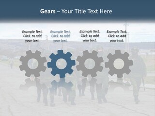 White Cooling House PowerPoint Template