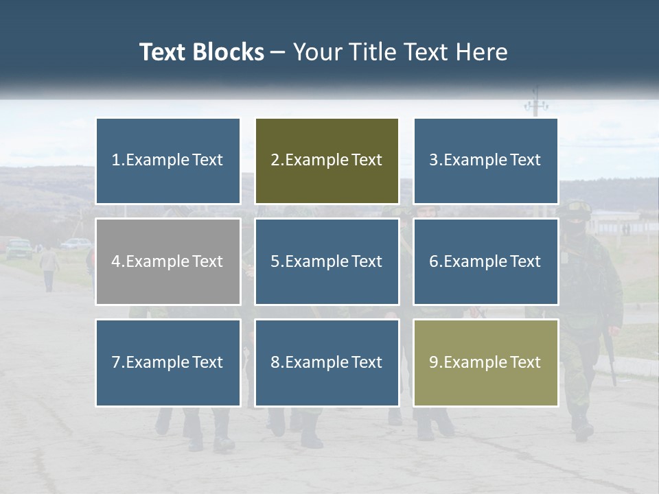 White Cooling House PowerPoint Template