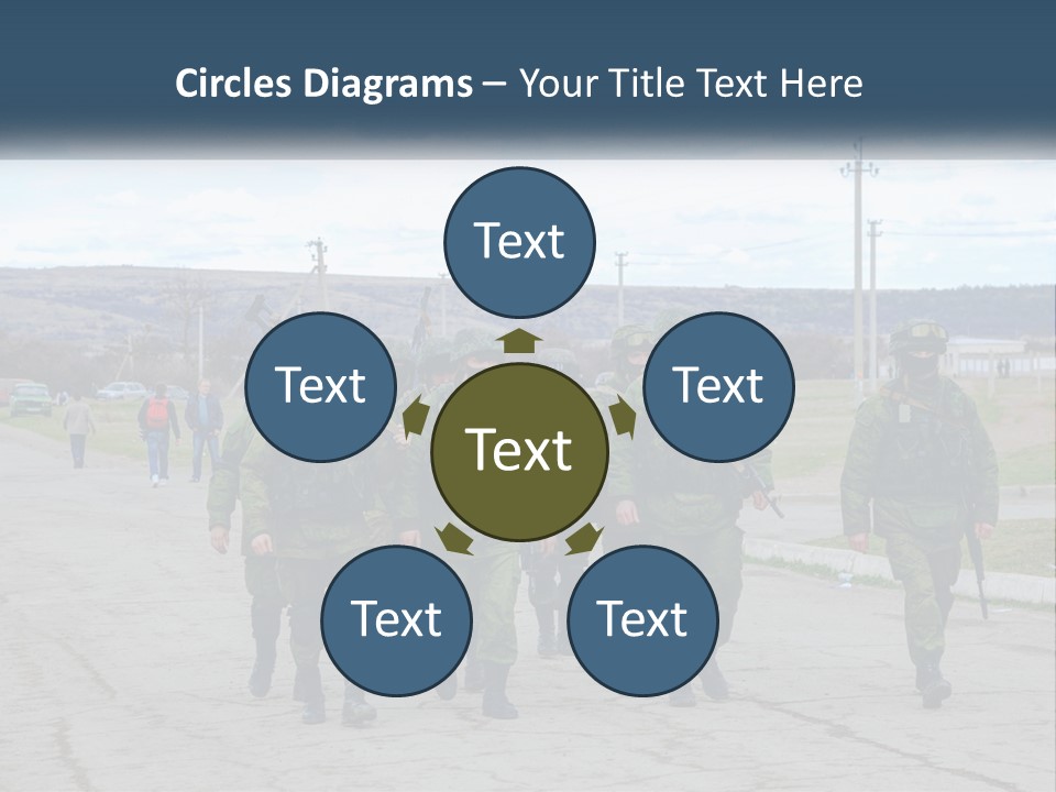 White Cooling House PowerPoint Template