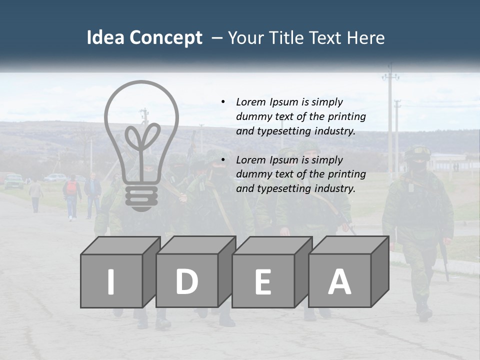 White Cooling House PowerPoint Template