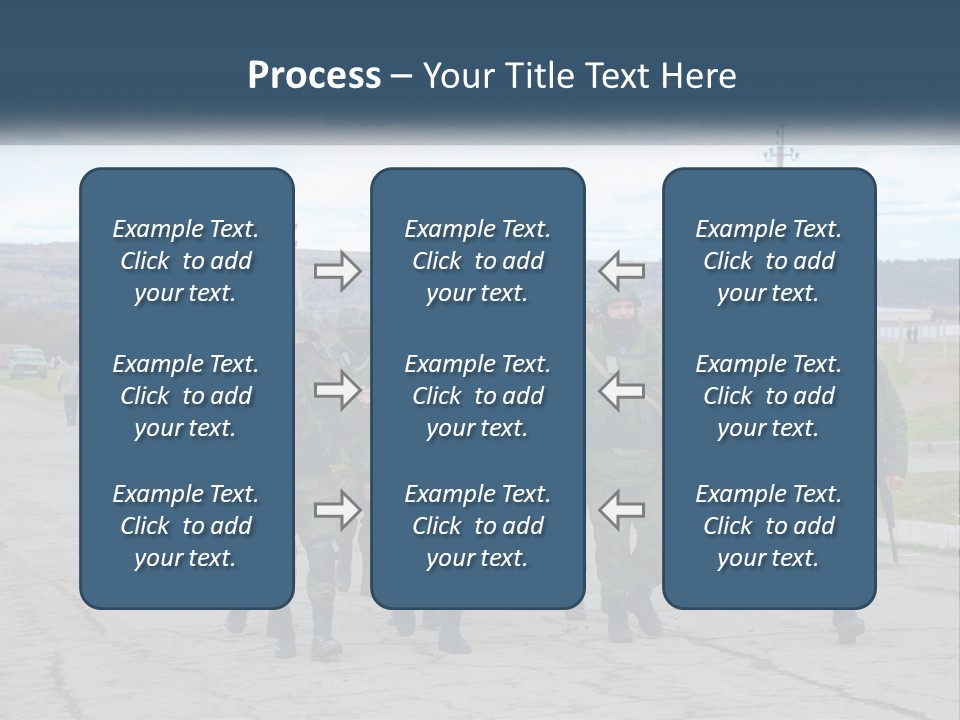 White Cooling House PowerPoint Template