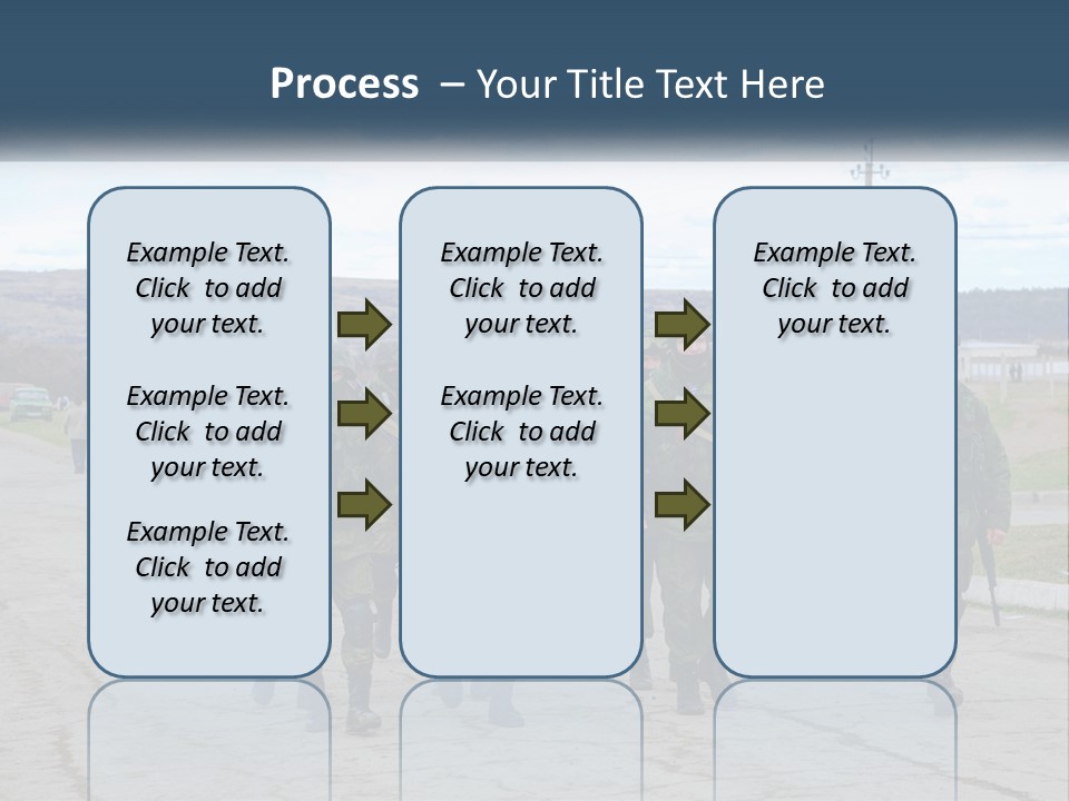 White Cooling House PowerPoint Template