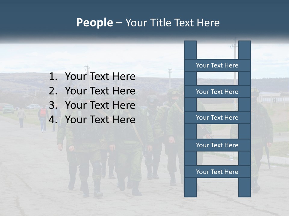 White Cooling House PowerPoint Template