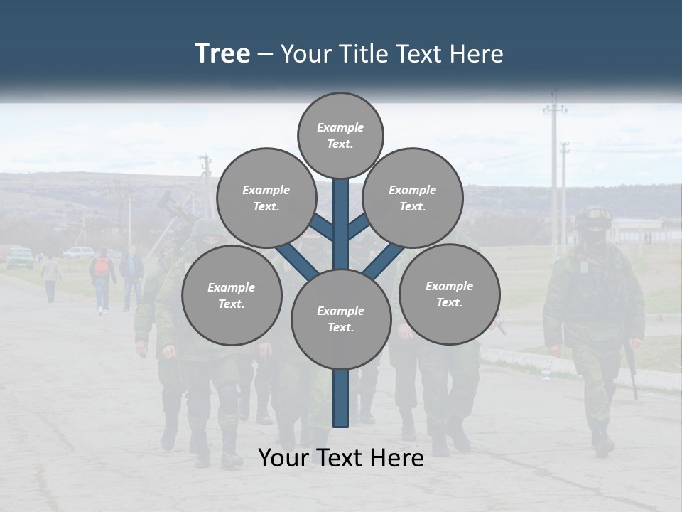 White Cooling House PowerPoint Template