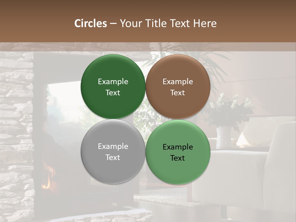 Climate White Equipment PowerPoint Template