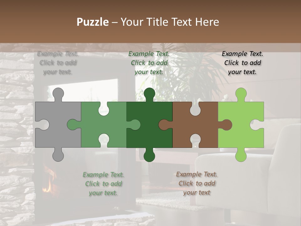 Climate White Equipment PowerPoint Template