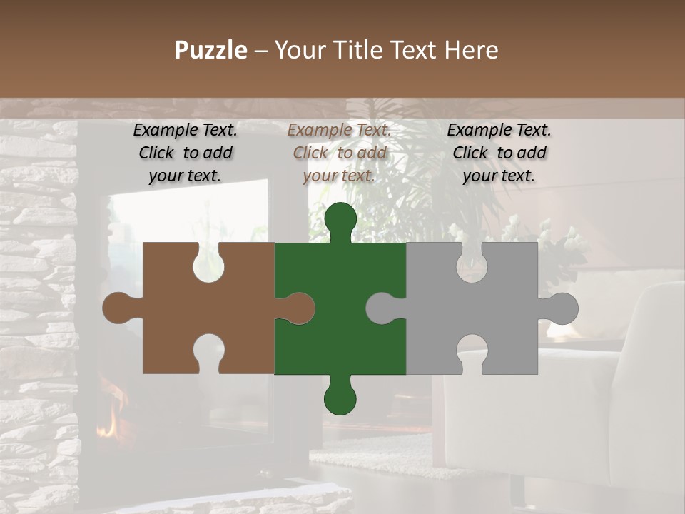 Climate White Equipment PowerPoint Template