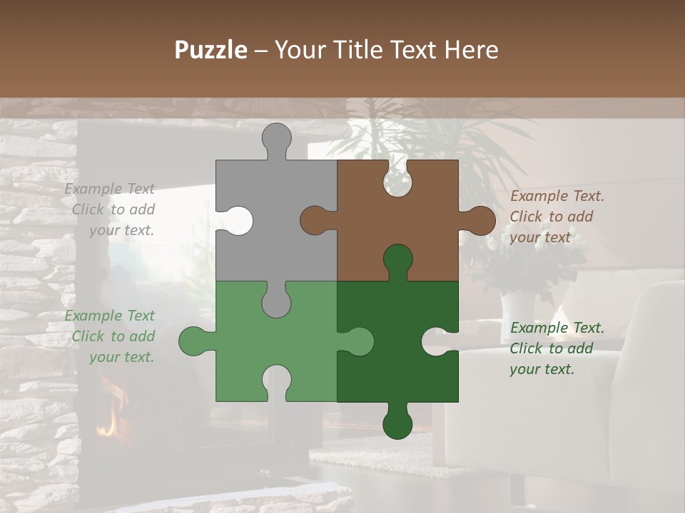 Climate White Equipment PowerPoint Template