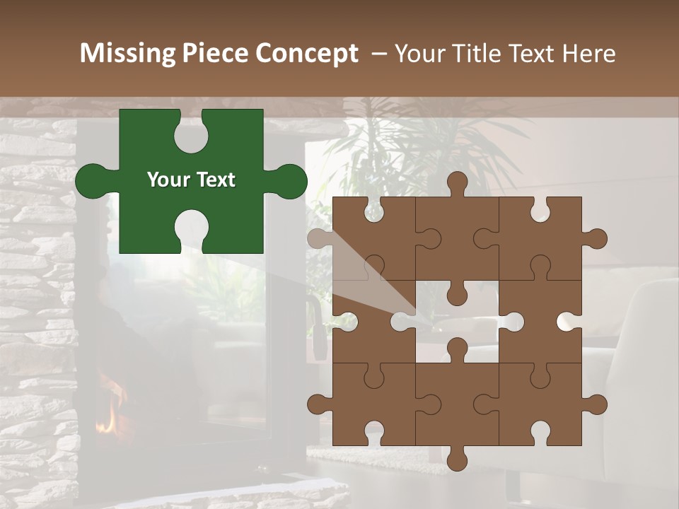 Climate White Equipment PowerPoint Template