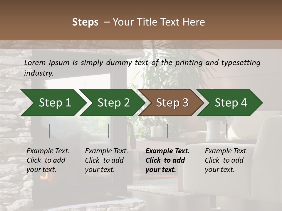 Climate White Equipment PowerPoint Template
