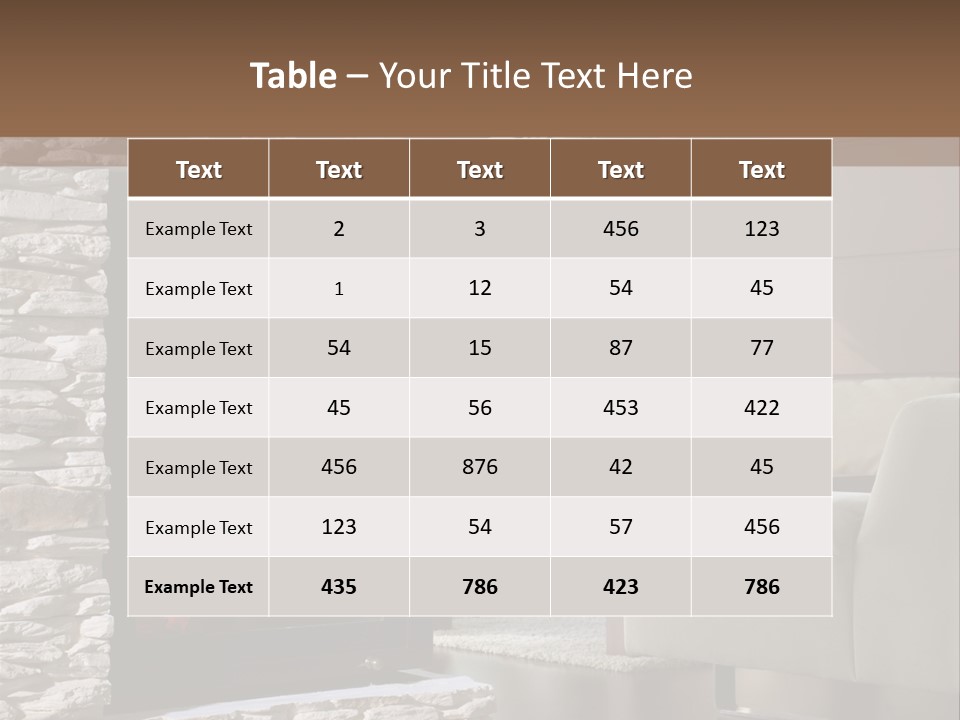 Climate White Equipment PowerPoint Template